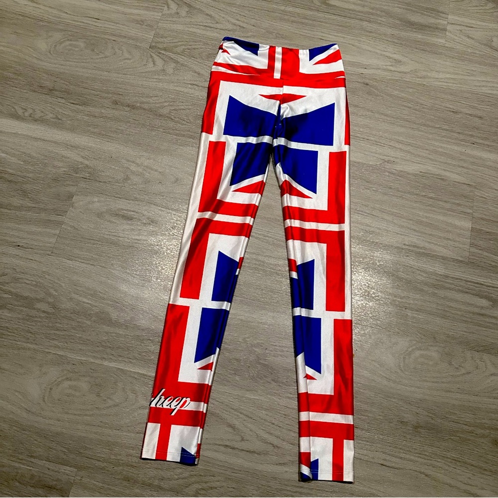 British flag leggings
